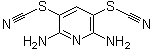 结构式 CAS# 2645-32-1, 2,6-二氨基-3,5-二硫氰基吡啶