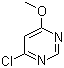 结构式 CAS# 26452-81-3, 4-氯-6-甲氧基嘧啶