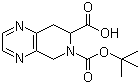 7,8-Dihydropyrido[3,4-b]pyrazine-6,7(5H)-dicarboxylic acid 6-(tert-butyl) ester molecular structure (CAS 264623-57-6)