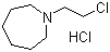 1-(2-Chloroethyl)azepane hydrochloride molecular structure (CAS 26487-67-2)