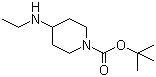 结构式 CAS# 264905-39-7, 1-N-Boc-4-乙胺哌啶; 4-乙胺哌啶-1-羧酸叔丁酯