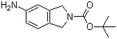structure of CAS# 264916-06-5, 5-Amino-1,3-dihydroisoindole-2-carboxylic acid tert-butyl ester;5-Amino-1,3-dihydro-2H-isoindole-2-carboxylic acid tert-butyl ester; 5-Amino-2-(tert-butoxycarbonyl)isoindoline; 5-Aminoisoindoline-2-carboxylic acid tert-butyl ester; tert-Butyl 5-aminoisoindoline-2-carboxylate