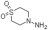 4-氨基硫代吗啉 1,1-二氧化物分子结构 (CAS 26494-76-8)