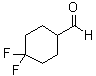 4,4-Difluorocyclohexanecarboxaldehyde molecular structure (CAS 265108-36-9)