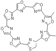 Telomestatin molecular structure (CAS 265114-54-3)