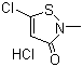 5-Chloro-2-methyl-2H-isothiazol-3-one hydrochloride molecular structure (CAS 26530-03-0)