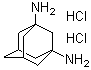 1,3-二氨基金刚烷二盐酸盐分子结构 (CAS 26562-81-2)