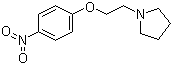 1-(2-(4-Nitrophenoxy)ethyl)pyrrolidine molecular structure (CAS 265654-77-1)
