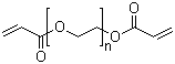 聚乙二醇二丙烯酸酯分子结构 (CAS 26570-48-9)