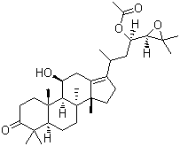 结构式 CAS# 26575-95-1, 泽泻醇 B 乙酸酯