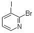 2-Bromo-3-iodopyridine molecular structure (CAS 265981-13-3)