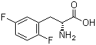 结构式 CAS# 266360-61-6, 2,5-二氟-D-苯丙氨酸