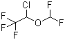 structure of CAS# 26675-46-7, Isoflurane;1-Chloro-2,2,2-trifluoroethyl difluoromethyl ether