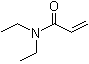 N,N-二乙基-2-丙烯酰胺分子结构 (CAS 2675-94-7)
