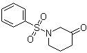 1-(苯磺酰基)-3-哌啶酮分子结构 (CAS 267666-10-4)