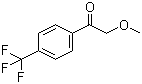 2-Methoxy-1-(4'-trifluoromethyl)phenylethanone molecular structure (CAS 26771-69-7)