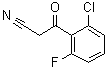 3-(2-Chloro-6-fluorophenyl)-3-oxopropanenitrile molecular structure (CAS 267881-03-8)