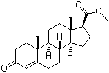 Methyl 3-oxo-4-androstene-17beta-carboxylate molecular structure (CAS 2681-55-2)