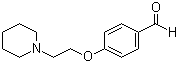 4-[2-(1-Piperidinyl)ethoxy]benzaldehyde molecular structure (CAS 26815-04-3)