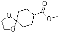 1,4-二氧杂螺[4.5]癸烷-8-羧酸甲酯分子结构 (CAS 26845-47-6)