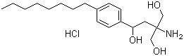3-Amino-3-(hydroxymethyl)-1-(4-octylphenyl)-1,4-butanediol hydrochloride molecular structure (CAS 268557-51-3)