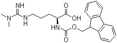 N-Fmoc-N',N'-dimethyl-L-arginine (asymmetrical) molecular structure (CAS 268564-10-9)