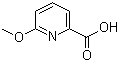 6-Methoxypyridine-2-carboxylic acid molecular structure (CAS 26893-73-2)