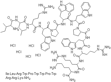 盐酸奥米加南分子结构 (CAS 269062-93-3)