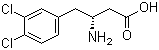 (R)-3-Amino-4-(3,4-dichlorophenyl)butanoic acid molecular structure (CAS 269396-55-6)