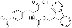 Fmoc-(R)-3-Amino-4-(4-nitrophenyl)butyric acid molecular structure (CAS 269398-78-9)