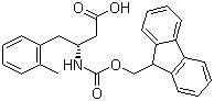 Fmoc-(R)-3-Amino-4-(2-methylphenyl)butanoic acid molecular structure (CAS 269398-81-4)
