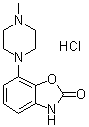 Pardoprunox hydrochloride molecular structure (CAS 269718-83-4)