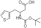 Boc-(R)-3-Amino-4-(3-thienyl)butyric acid molecular structure (CAS 269726-92-3)