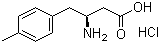 (S)-3-氨基-4-(4-甲基苯基)丁酸盐酸盐分子结构 (CAS 270062-95-8)