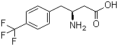 结构式 CAS# 270065-79-7, (S)-3-氨基-4-(4-三氟甲基苯基)丁酸