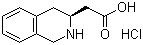 (S)-1,2,3,4-Tetrahydro-3-isoquinolineacetic acid hydrochloride molecular structure (CAS 270082-22-9)