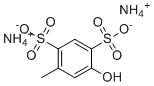 Ammonium 4-hydroxy-6-methylbenzene-1,3-disulfonate molecular structure (CAS 2702366-48-9)