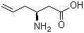 structure of CAS# 270263-02-0, (3S)-3-Amino-5-hexenoic acid;(S)-3-Amino-5-hexenoic acid