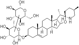 澳茄新碱分子结构 (CAS 27028-76-8)