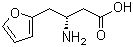 (R)-3-氨基-4-(2-呋喃基)丁酸分子结构 (CAS 270596-32-2)
