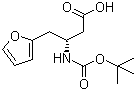 Boc-(R)-3-Amino-4-(2-furyl)butyric acid molecular structure (CAS 270596-33-3)