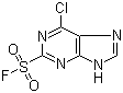 结构式 CAS# 2706-92-5, 6-氯-9H-嘌呤-2-磺酰氟
