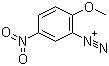 2-Methoxy-5-nitrobenzenediazonium molecular structure (CAS 27165-17-9)