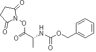 N-[(Phenylmethoxy)carbonyl]-D-alanine 2,5-dioxo-1-pyrrolidinyl ester molecular structure (CAS 27167-53-9)
