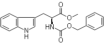 structure of CAS# 2717-76-2, N-Benzyloxycarbonyl-L-tryptophan methyl ester;N-Carbobenzoxy-L-tryptophan methyl ester