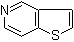 噻吩并[3,2-c]吡啶分子结构 (CAS 272-14-0)