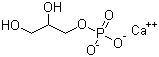 Glycerol phosphate calcium salt molecular structure (CAS 27214-00-2)