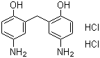 structure of CAS# 27311-52-0, Bis(5-Amino-2-hydroxyphenyl)methan dihydrochloride