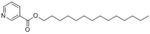 Myristyl Nicotinate molecular structure (CAS 273203-62-6)