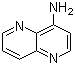 结构式 CAS# 27392-68-3, 1,5-萘啶-4-胺